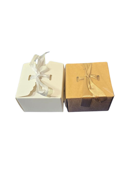 Jewelry box 7*7*5 + ribbon