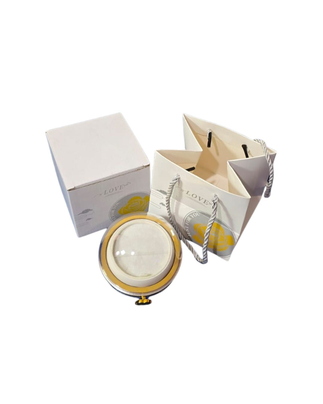 Round Jewelry Packaging Gift Box Reserved Rose
