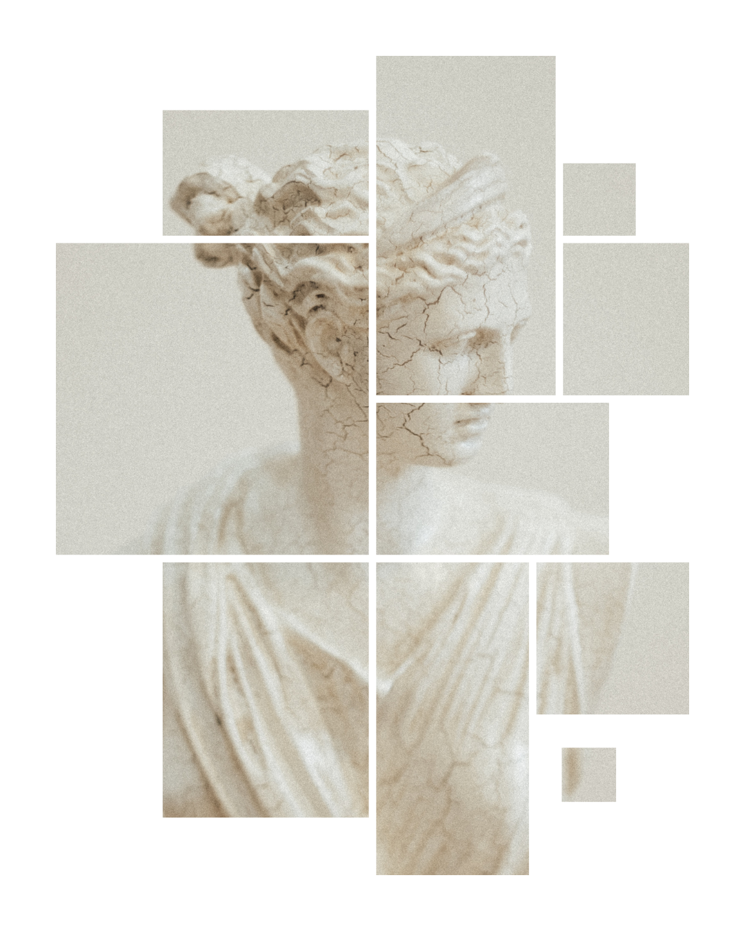 Neutral Geometric Photo Frame - BioCode