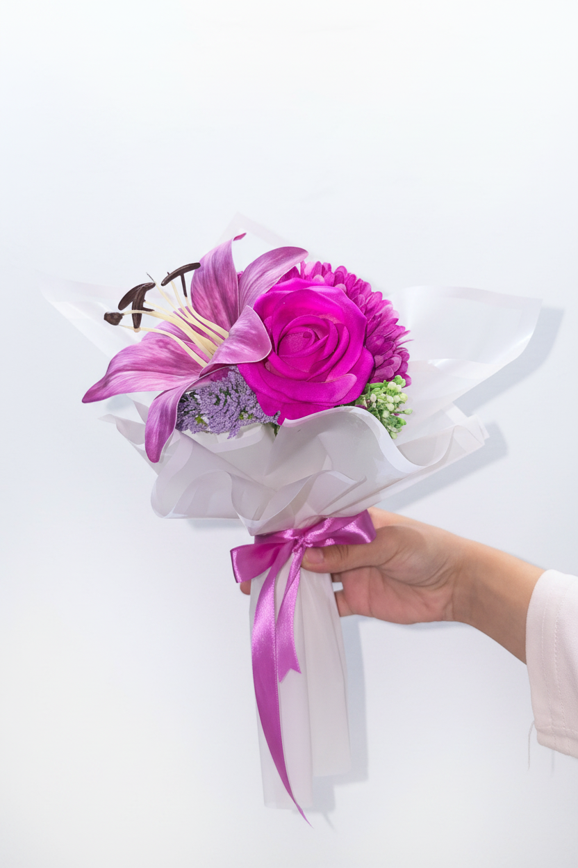 Handcrafted Decorative Floral Bouquet Arrangement