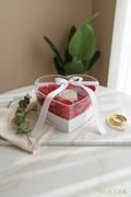 Heart Shaped Decorative Floral Gift Box Arrangement