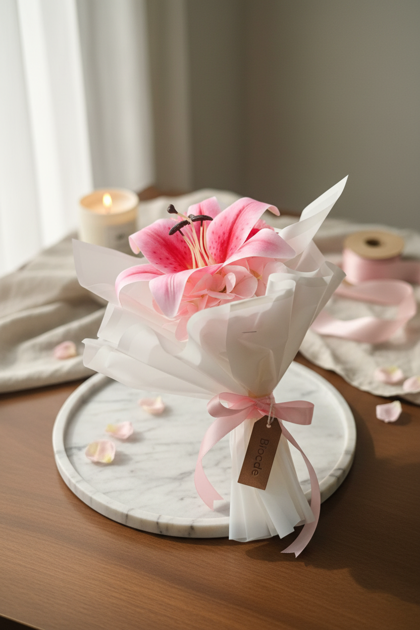 Decorative Artificial Flower Bouquet Arrangement