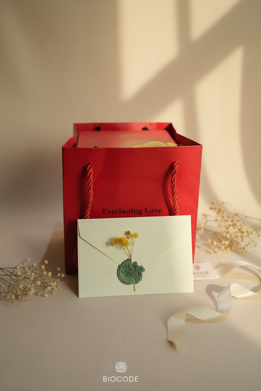 Preserved Rose Jewellery Gift Box Holder with Display Case