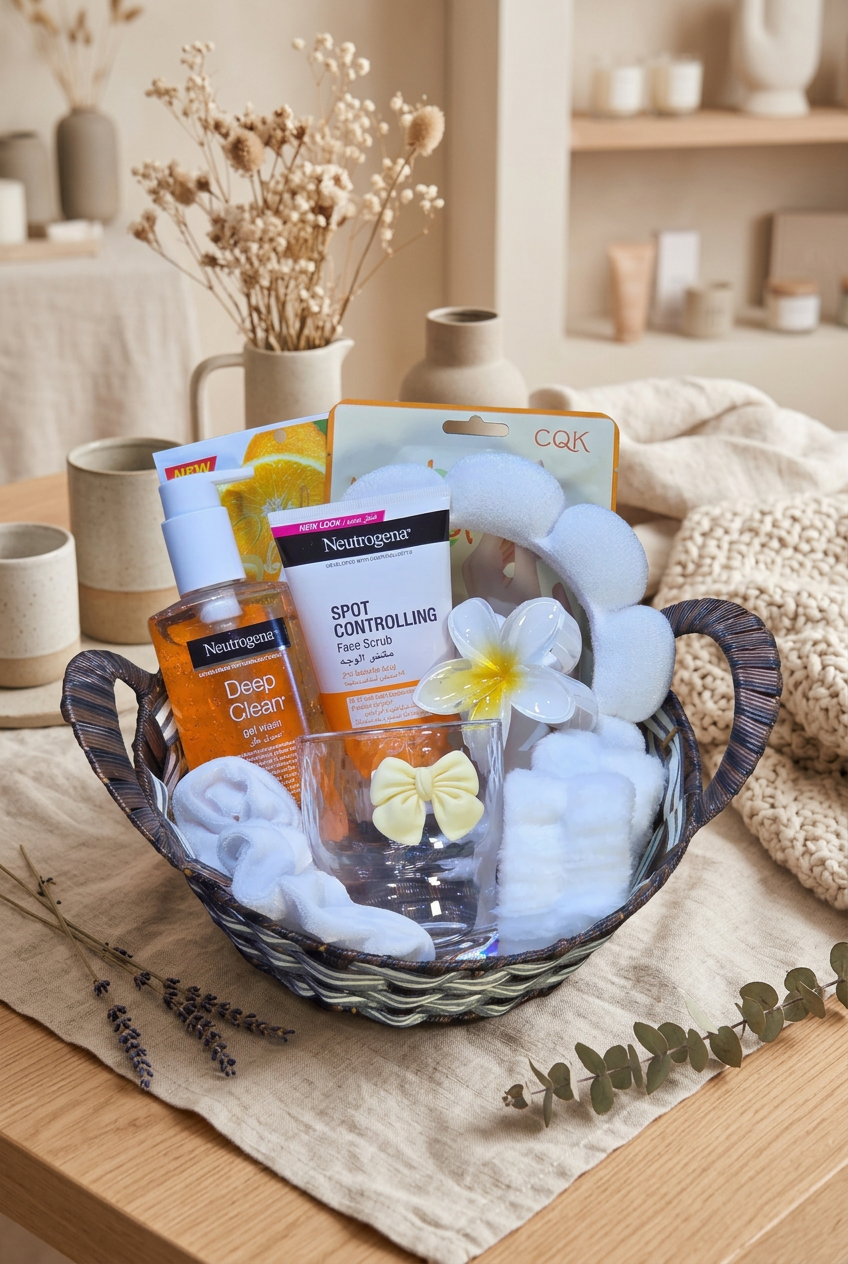 Complete Skincare Routine Gift Basket Set