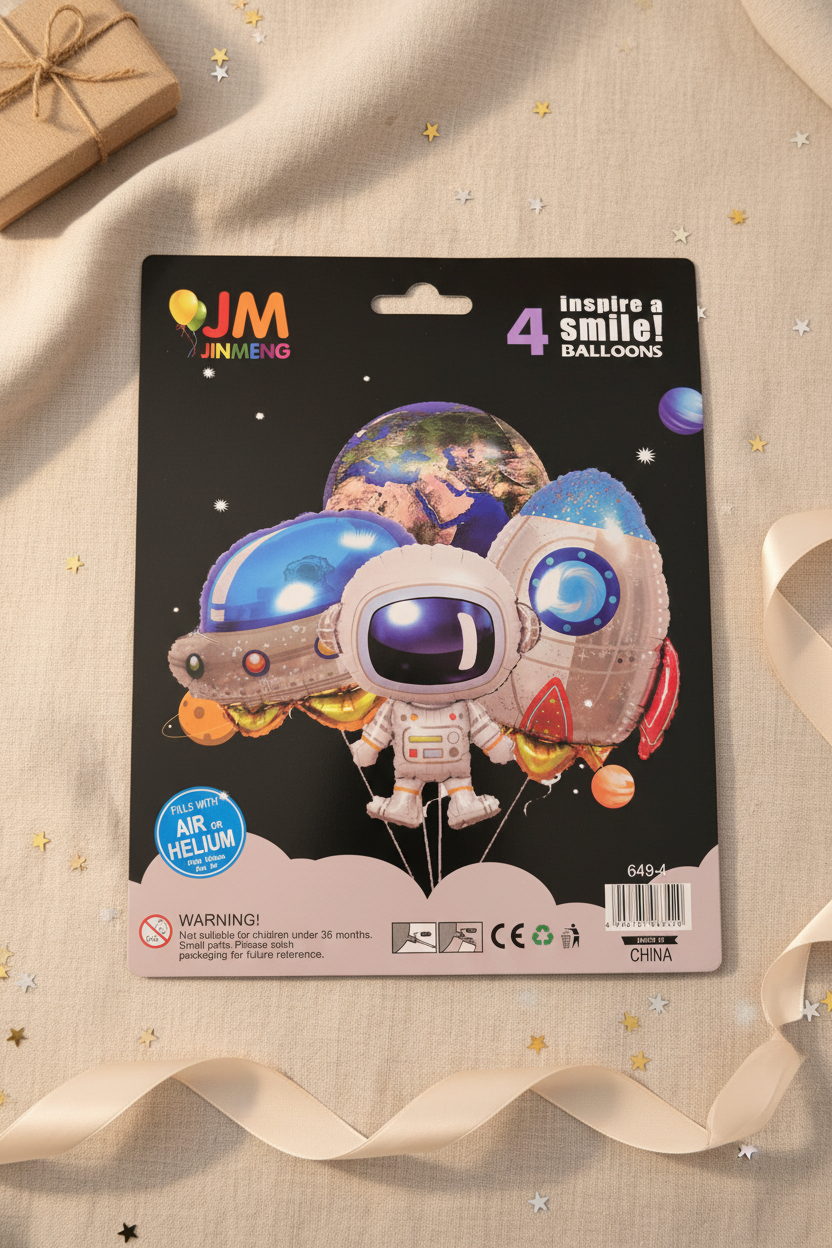 Outer Space Themed Decorative Party Balloons