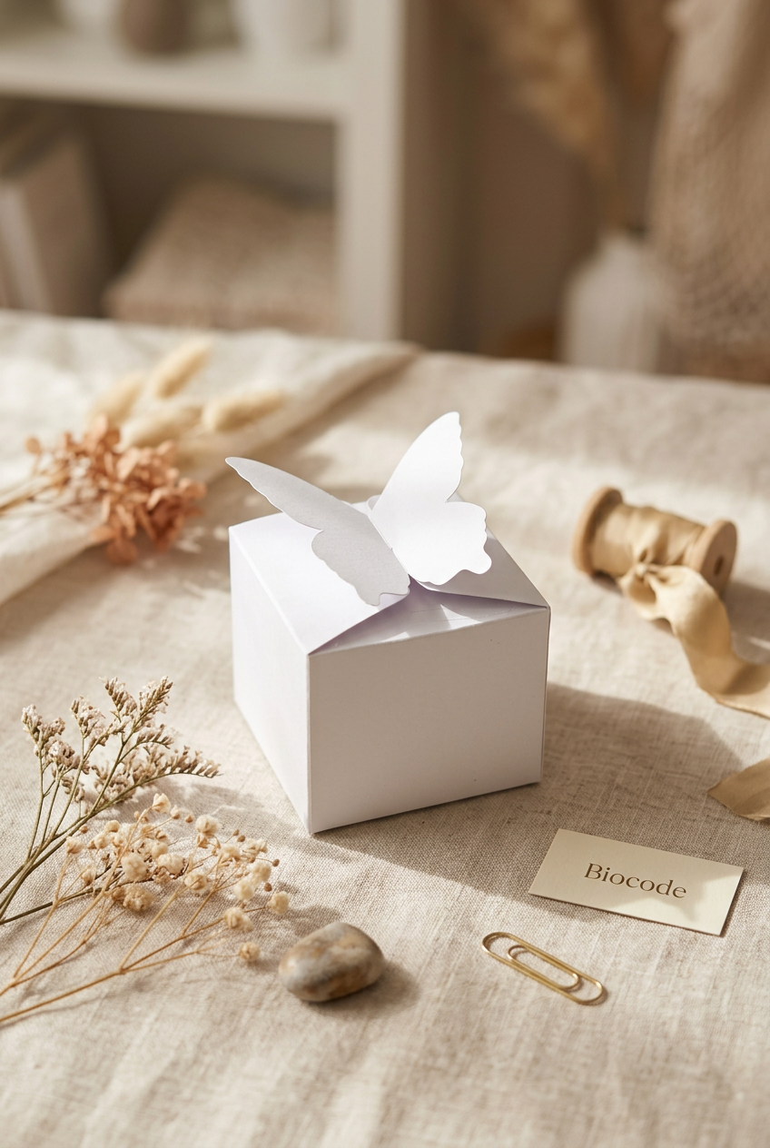 (ANY COLOR) Decorative Butterfly Paper Gift Box
