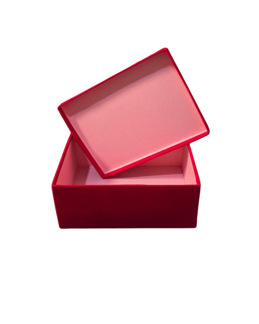 Luxurious Velvet Red Gift Box 27x20 cm