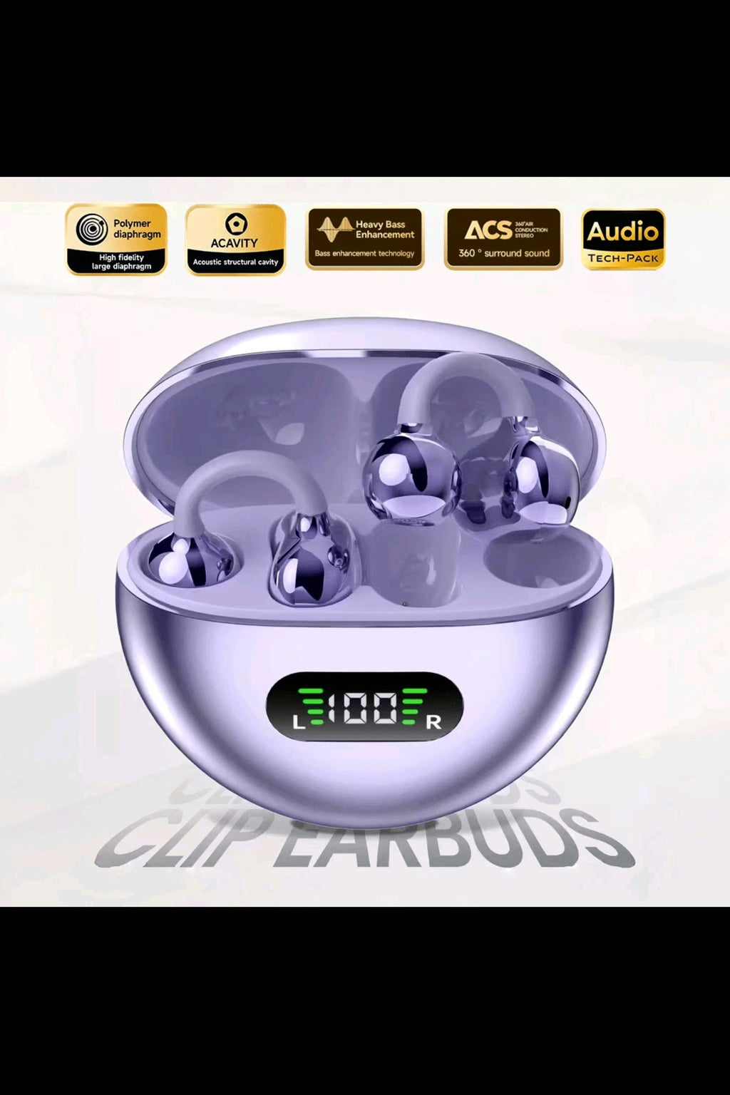 Clip-On Sports Bluetooth 6.0