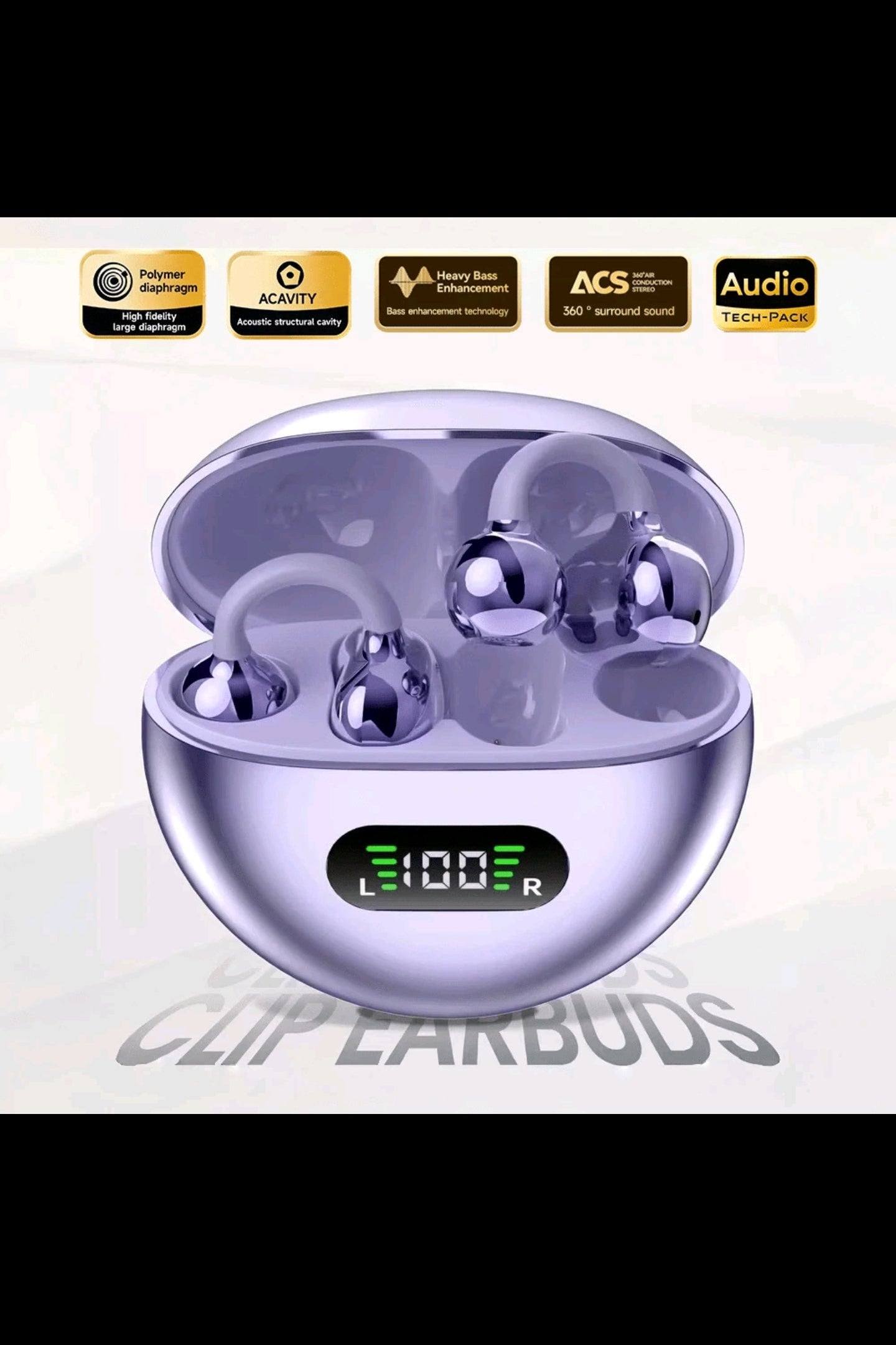 Clip-On Sports Bluetooth 6.0