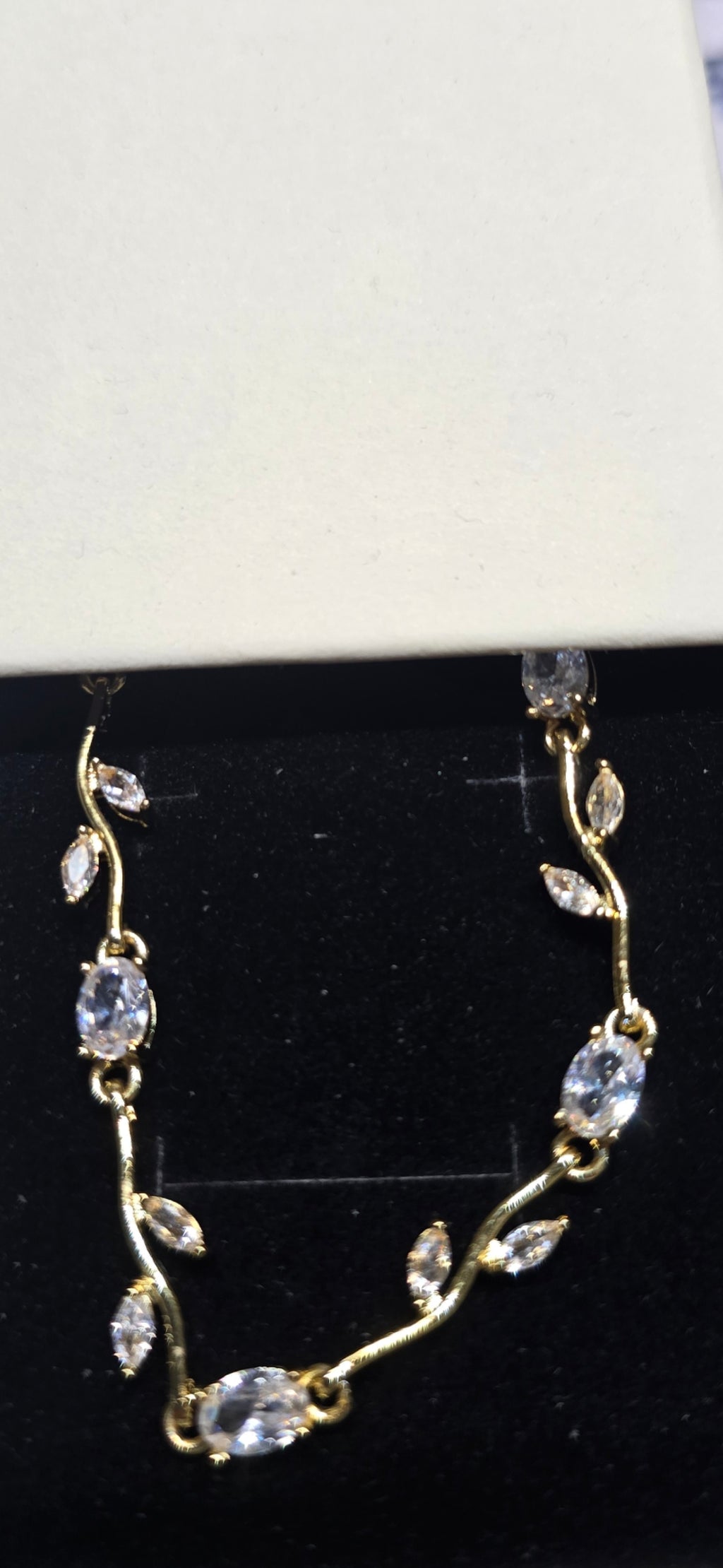 Quartz Hand Watch, Brazilian Gold Tulip Necklace & Ring