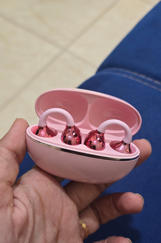 Clips Open-Ear Bluetooth Earphones, Wireless Hands-Free Earphones, Affordable Earphones, Noise-Cancelling, Fast And Stable Connection, Stay Securely In Place, Loud Volume, Sweat-Resistant, A Must-Have For Summer Outings, Long Battery Life, Ideal As A Gift