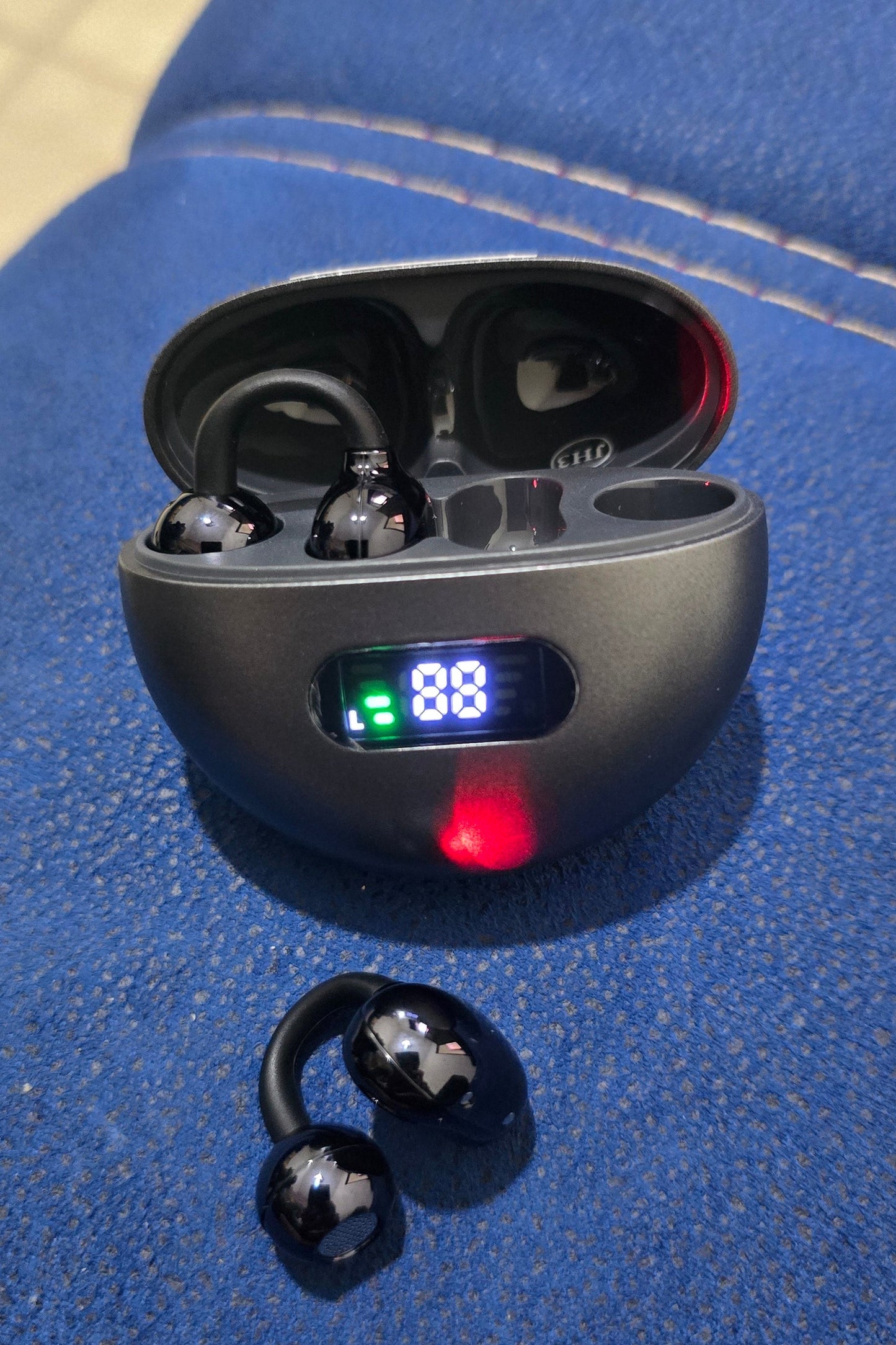 New Style True Wireless Clip-On Sports Bluetooth 6.0 Headset Music Hanging Video Comfortable TWS HIFI Dolby Bass Stereo HD Calling Earphones Adapted For Android Gaming Earpieces Couples Business Smart Headphones For Valentine's Day Gift