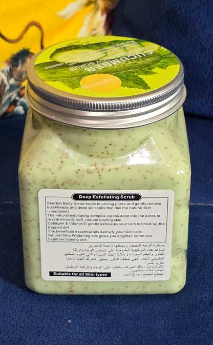 Cucumber Body Scrub